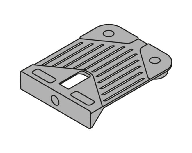 Frontstabilisator om te schroeven Kleur: zijdewit