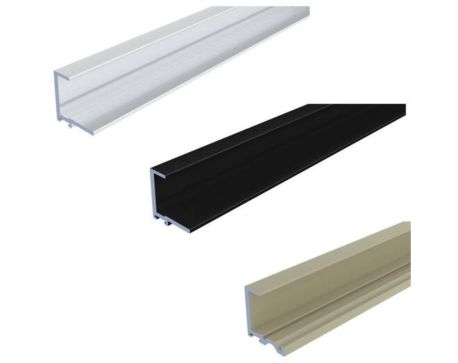 Ocean 1 profielstrip alu geanodiseerd lengte 2500mm v/18mm