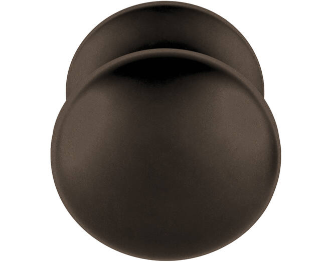BASICS LB65V voordeurknop op rozet brons