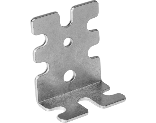 Eurohoek 50x41x26.5mm verzinkt, VE=300 stuks