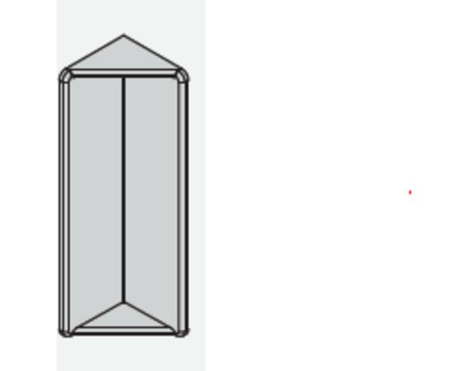 Verbindingshoek 70mm zwart, (niethoeken) VE=1700 stuks