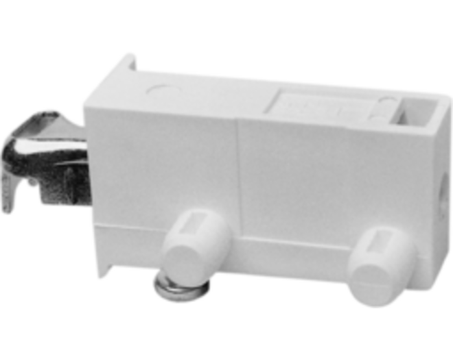 Kastophangers links wit, met duvel 10mm