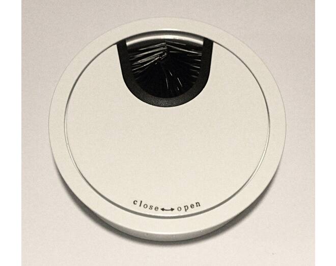 Kabeldoorvoeren 7764/80mm, glans wit gelakt
