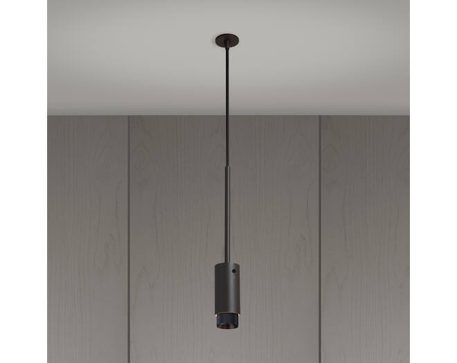 Exhaust Pendant/Cross/Graphite/Black