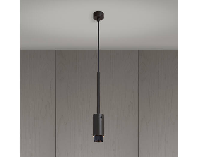 Exhaust Pendant/Cross/Graphite/Black