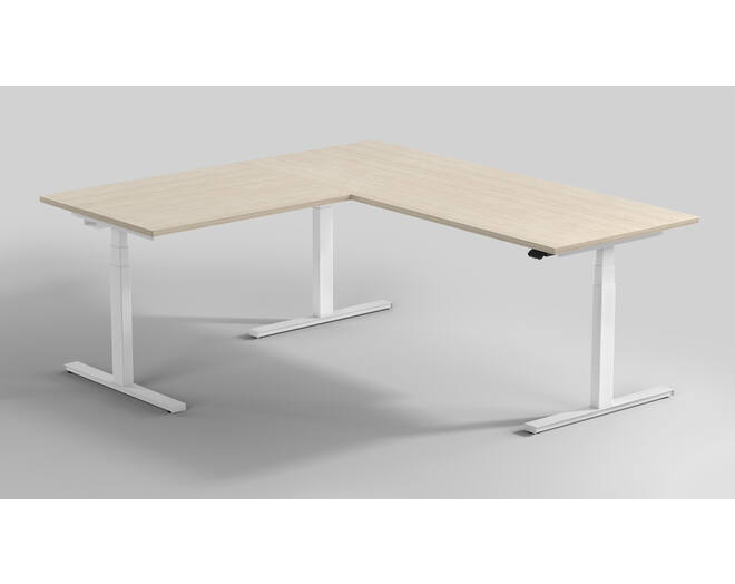 De Milano Hoek. Kleur: Wit RAL9016.