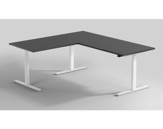 De Milano Hoek. Kleur: Wit RAL9016.
