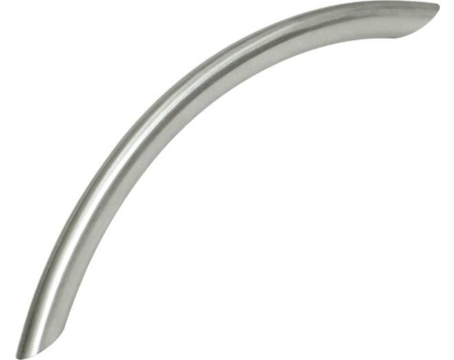 Greep 10x288mm boog, RVS look, totale lengte 330mm