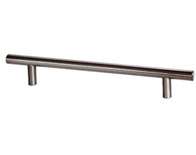 Relinggreep 10x192mm, RVS geborsteld hoogte 30mm