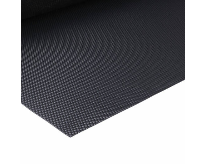 Antislipmat zwart hoog 750mm, dik 1.2mm op rol 20mtr