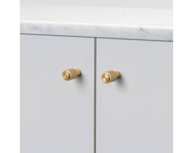 Furniture Knob/Cast/Set Of 2/Brass