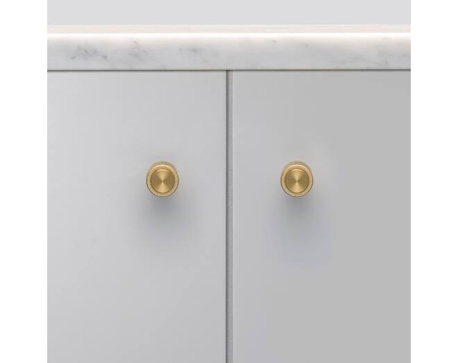 Furniture Knob/Cast/Set Of 2/Brass