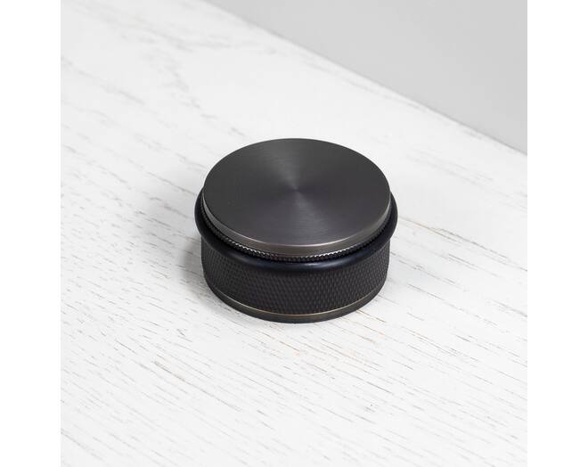 Door Stop/Floor Mounted/Smoked Bronze