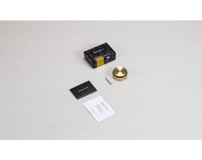 Door Stop/Floor Mounted/Smoked Bronze