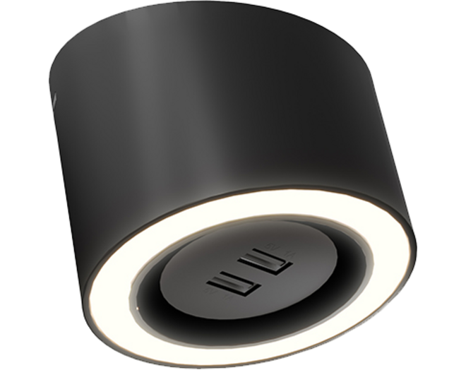 Losse spot Unika mat zwart 24V + USB + 2000mmm Micro24