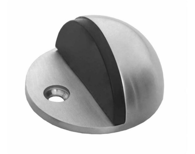 Deurstop bolrond rvs geborsteld
