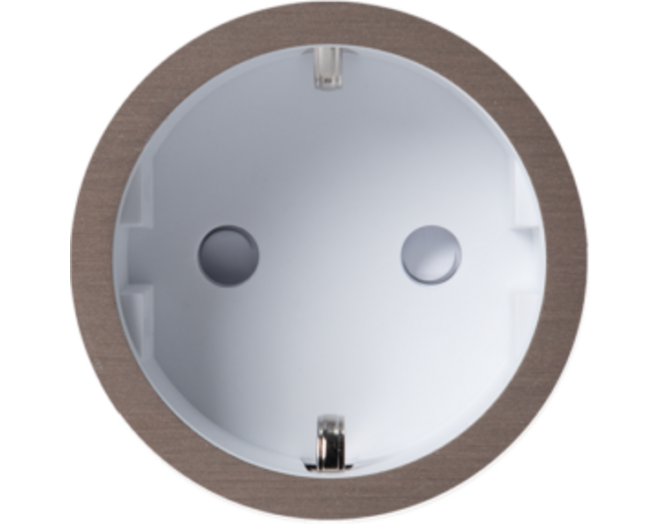 Rond 2.0 Socket F - t.less - dark bronze - white cup