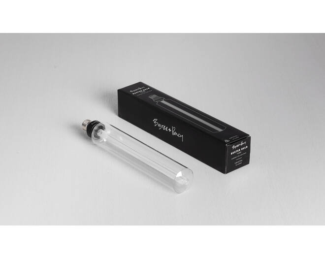 Buster Bulb Tube/E27 Non Dimmable/Crystal