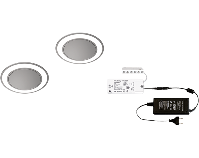 1 x Holl TH Edel. Look 24V + MC-Easy + Driver 24W