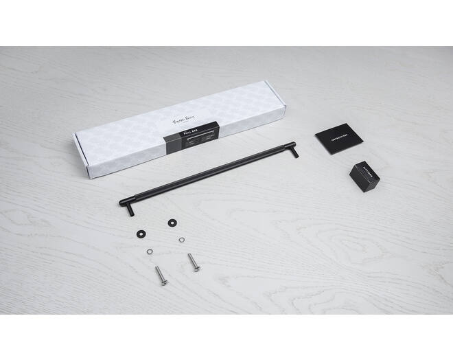 Pull Bar/Linear/Large 350Mm/Black