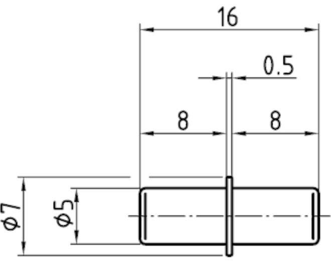 Plankdrager 5/5 duplo gebronsd