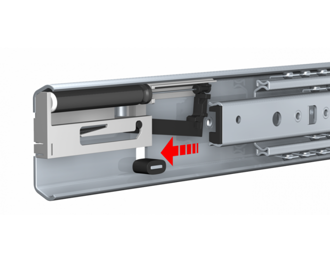 Ladegeleider ULF HD FS lengte: 700mm met softclose
