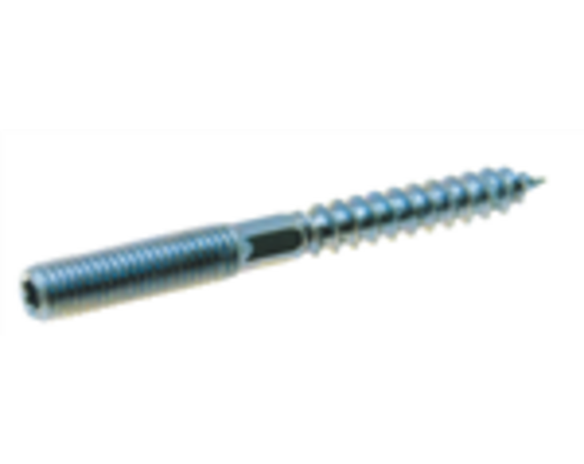 Tafelschroef M10x90mm verzinkt met Torx, met zeskant,