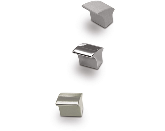 Knop METAL 880 geborsteld nikkel 30x22mm
