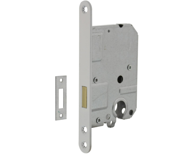Woningbouw cilinder kastslot 55 mm wit