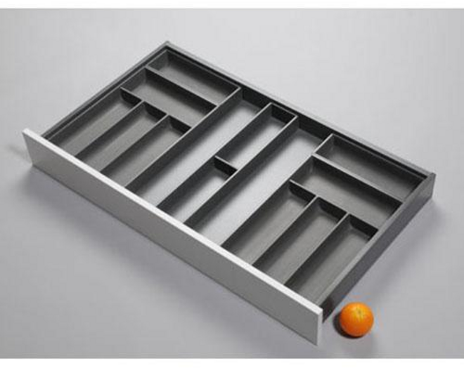 Bestekindeling LEGRA, Carbon zwart, C100, D 55 set 1