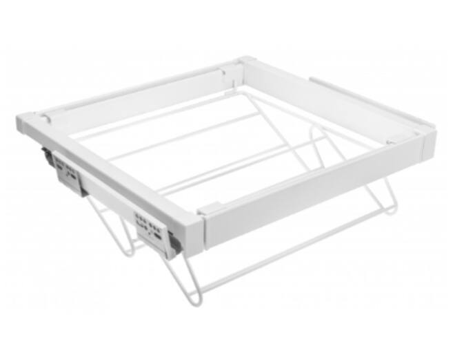 Schoenenrek, uittrekbaar,  800 mm SOFT-CLOSE, Wit