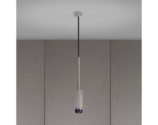 Exhaust Pendant/Linear/Stone/Burnt Steel