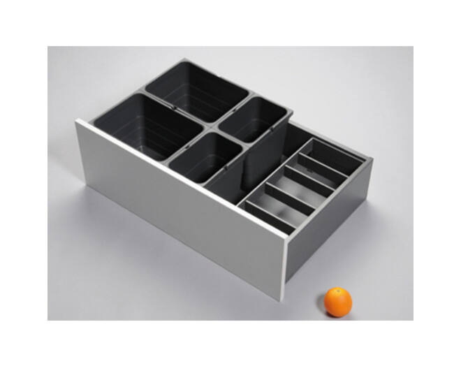Afvalsortering voor Legrabox 2 emmers 12l+ 2 emmers 5,5l
