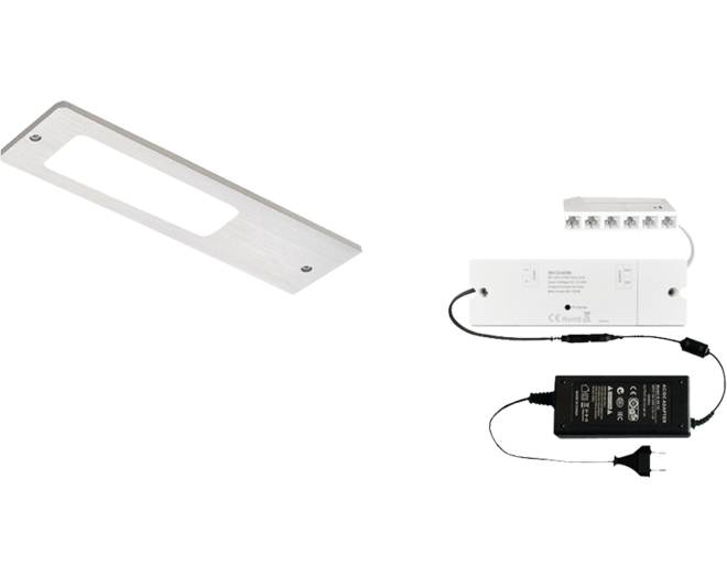 1 x Vega D-Motion Alum. 24V + MC-D-Motion + Driver 24W