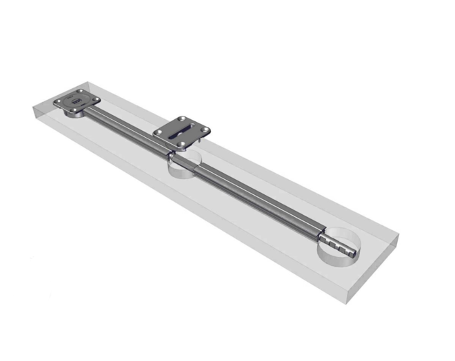 Deurspanner TN103 H = 2329mm VE=25, in te korten tot 1980mm