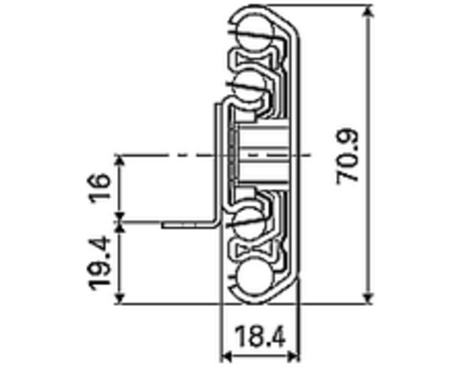 Ladegeleider TITAN  B lengte: 450mm
