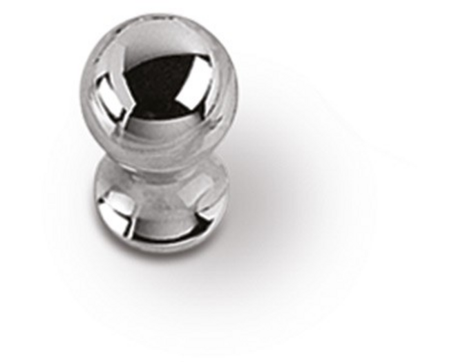 Knop METAL 872 glans chroom 18mm
