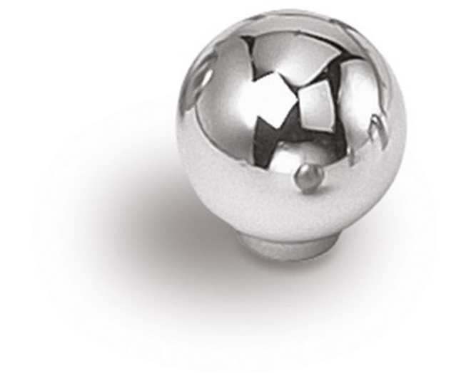 Knop 836 gepolijst RVS 25mm
