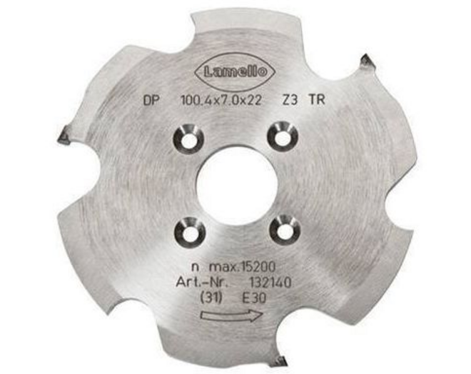 P-system DIA groeffrees voor Zeta P2, ø100.4X7x22mm