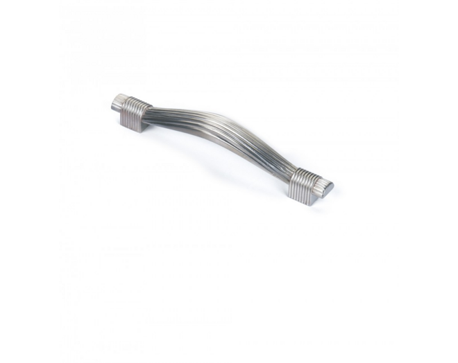 Greep REED nikkel gesatineerd 128mm, hartmaat 96mm