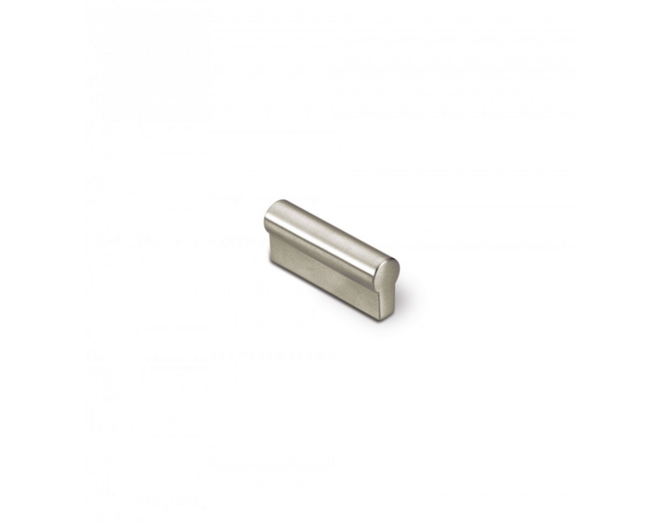 Greep METAL 729 geb. nikkel 48x12mm, hartmaat 32mm