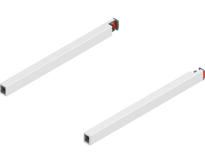 Reling L+R voor Merivobox, 270mm zijdewit