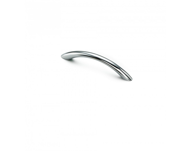 Greep METAL 786 glans chroom 124x9mm, hartmaat 96mm
