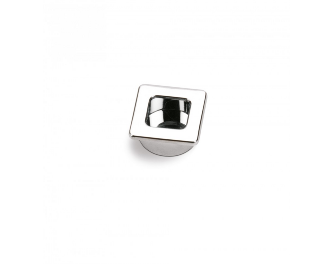 Komgreep boring 26mm glans chroom rand 29x29mm diepte 11mm