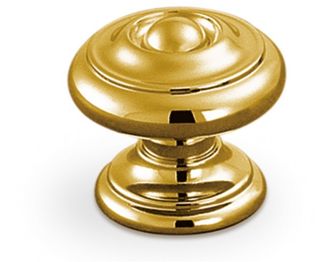Knop METAL 865 verguld 35mm