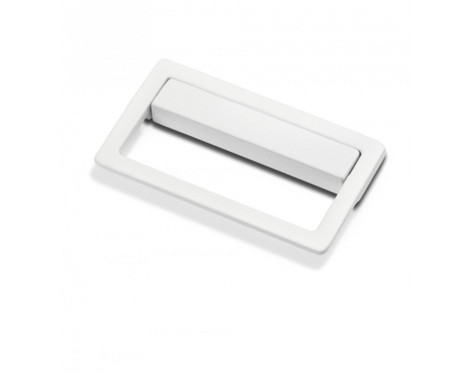 Greep UP glans wit hartmaat 64mm breedte 90mm, 50x10mm