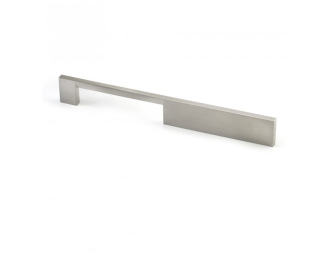 Greep I-SPAZIO geb. nikkel 260x8x32mm, hartmaat 192mm