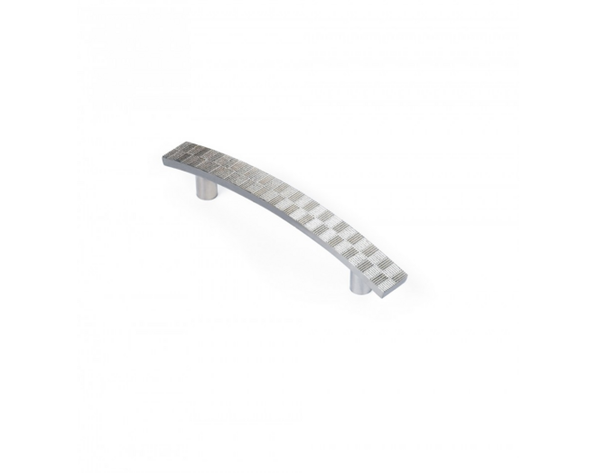 Greep CHESS nikkel gesatineerd 136mm, hartmaat 96mm