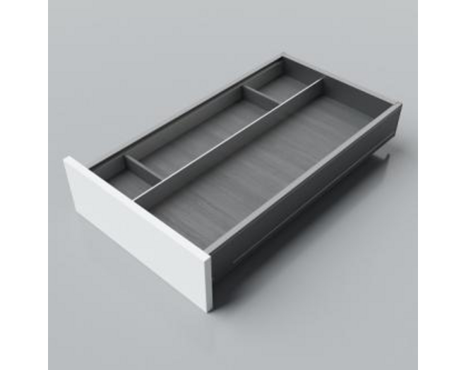 Bestekindeling houtdecor voor LEGRABOX C400-450, D 65cm, set
