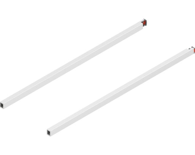 Reling L+R voor Merivobox, 600mm zijdewit